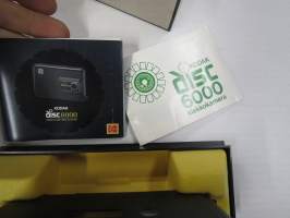 Kodak Disc 6000 camera -kamera alkuperäisessä pakkauksessaan, mukana ranneke ja ohjekirja +erillinen suomenkielinen ohjekirja