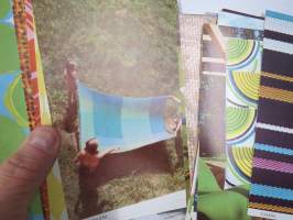 Marjatta Metsovaara - Näyttely Taidehallissa 1969 - näyttelyjulkaisu, erikoinen kortein toteutettu ulkoasu