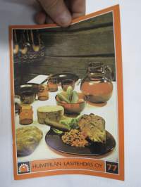 Humppilan Lasitehdas 1977 -tuoteluettelo