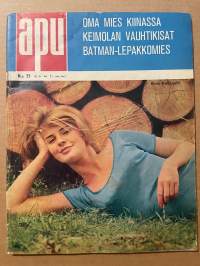 Apu 1966 nr 25,  Keimolan vauhtikisat, Aladinin talon huutokauppa (Hamina)