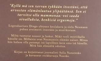 Neumann. Dingo-kipparin lokikirja.  ( Muusikot, laulajat, popparit, henkilökuvat )