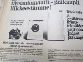 Kone-Uutiset 1969 nr 1 -Kone Glans Oy mainoslehti; ASA Car-ula &amp; Matka-automatic radiot, Terhi perämoottorit, Vespa SS - Primavera - Commercial, Solifer 10 mopedi ym