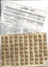 Tilityskortti - Sokeri  KHL / Pohjanmaan Sekatavarakauppa Merikarvia