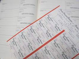 Suomen Höyrylaiva Osakeyhtiö - Finska Ångfartygs Aktiebolag, Helsinki 1937, 5 osaketta / 5 aktier á 1 000 mk, 5 000 mk, Litt. B -osakekirja / share certificate