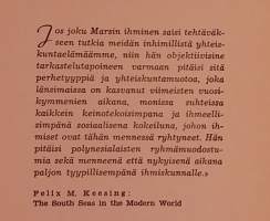 Etelämeren rakkautta : kuvaus polynesialaisten sukupuolielämästä ja perhesuhteista. ( Seksuaalisuus, sukupuolielämä, kansanperinne, tavat )
