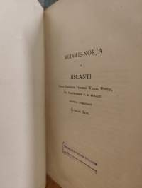 Muinais-Norja ja Iislanti : Finnur Jonssonin, Frederik Winkel Hornin, PH. Schweitzerin y.m. mukaan