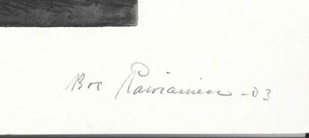 Oscar Parviainen grafiikka &quot;Kaksi kynttilää ikkunalla&quot; sign 1903  23x36 cm