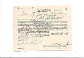 Ostolupa - Kahvia 1947