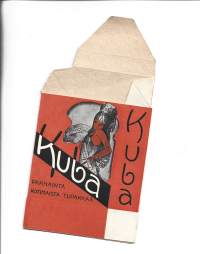 Kuba parhainta kotimaista tupakkaa, tupakka-aski, koottava  käyttämätön  tuotepakkaus, 9x7x2 cm