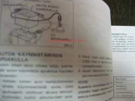 Datsun  Mallisarja N 10 -Käyttöohjekirja