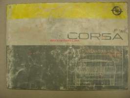 Opel Corsa -käyttöohjekirja