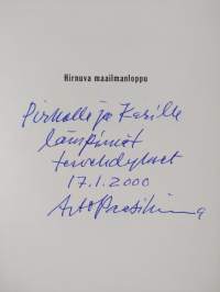 Hirnuva maailmanloppu : kylmäverinen totuus suomenhevosten jalostuksen yltiöpäisistä saavutuksista (tekijän omiste)
