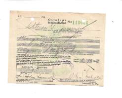 Uittotyöntekijän lisäannos - Ostolupa -  Margariinia / Porin Kansanhuoltolautakunta 1948