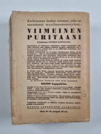 Viimeinen puritaani : muistelma romaanin muodossa