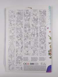 9 meter malebog = 9 meters colouring book = 9 metrin värityskirja