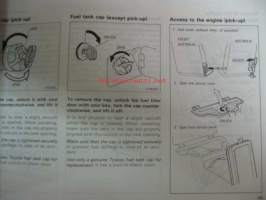 Toyota Hiace Owner`s manual 1983