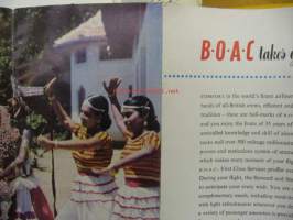 BOAC India &amp; Ceylon -brochure