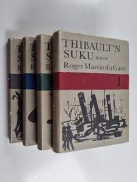 Thibault&#039;n suku 1-4 : Harmaakantinen vihko ;  Kasvatuslaitos ; Kaunis vuodenaika ; Antoinen potilaat ; La Sorellina ; Isän kuolema