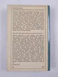 Becker-bei : suomalainen sotilas ja poliitikko