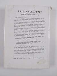 J.K. Paasikivis linje under ofärdsåren 1898-1914