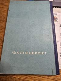 MOSKVICH  407 ja 423 huoltokäsikirja