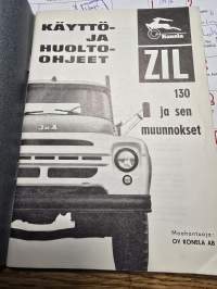ZIL 130 KÄYTTÖ JA HUOLTO-OHJEET