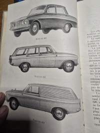 moskvitch 408, 426 ja 433 KÄYTTÖ JA HUOLTO-OHJEET