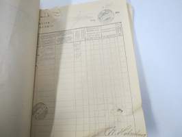 Kartta 2.2.-28.2.1907 Messukylään Tampereelta / Karta till... - Postilaitoksen kirjattujen lähetysten luettelo, sinettileima