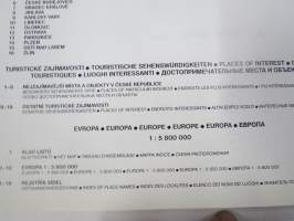 Auto atlas Ceska Republika (Tsekinmaan tiekartta)