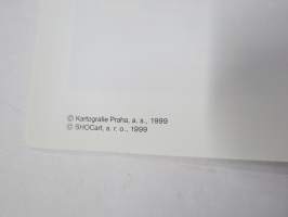 Auto atlas Ceska Republika (Tsekinmaan tiekartta)