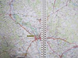 Auto atlas Ceska Republika (Tsekinmaan tiekartta)