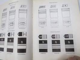 Sotilasmuistio (huom 2 kpl!) S.L. 1964-65 TurRtr viestimies varusmiesaikaisia muistoja ja piirroksia ym. varten tarkoitettu kirja, paljon tekstejä ja piirroksia