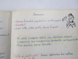 Sotilasmuistio (huom 2 kpl!) S.L. 1964-65 TurRtr viestimies varusmiesaikaisia muistoja ja piirroksia ym. varten tarkoitettu kirja, paljon tekstejä ja piirroksia