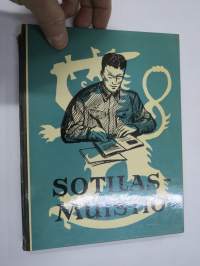 Sotilasmuistio (huom 2 kpl!) S.L. 1964-65 TurRtr viestimies varusmiesaikaisia muistoja ja piirroksia ym. varten tarkoitettu kirja, paljon tekstejä ja piirroksia