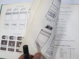 Sotilasmuistio (huom 2 kpl!) S.L. 1964-65 TurRtr viestimies varusmiesaikaisia muistoja ja piirroksia ym. varten tarkoitettu kirja, paljon tekstejä ja piirroksia