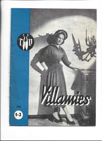 Villamies 1949 nr 1-2 Tehdasvilla Oy:n asiamieslehti