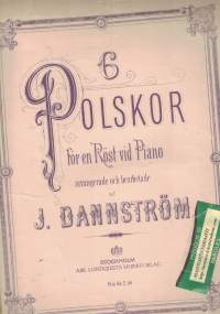 6 POLSKOR för en röst vid piano