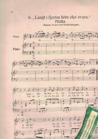 6 POLSKOR för en röst vid piano