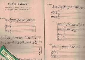 Variantes et points d&#039;orgue airs répertoire chant