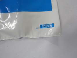 Raikas Frisco -muovikassi 1980-luvulta, mainoskassi / promootiokassi