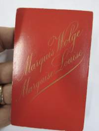 Marquis Wolge - Marquise Louise -visiittikorttivalokuva, CDV, myyntikuva, ei varsinaisia kuvaamotietoja, vain merkintä &quot;Paris&quot;, tunnetut kääpiöhahmot