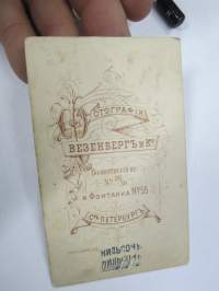 Ателиер Весенбергь и Ко, С. Петербург, Vesenberg, Pietari - sopraano Christina Nilsson -visiittikorttivalokuva, CDV, myyntikuva