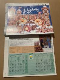 Kotiliesi 1986 nr 23, Kelujärvi vuoden kylä, Norma Heimolan koti koristautuu jouluun