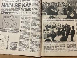 Apu 1972 nr 48, Teija ja Purtsi, Lottoporukat, Liisa Tuomi, USA:n presidentin lahjoittama kultakello (Paul Björk), Paperinuken asut Miss Skandinavia