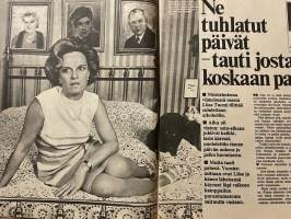 Apu 1972 nr 48, Teija ja Purtsi, Lottoporukat, Liisa Tuomi, USA:n presidentin lahjoittama kultakello (Paul Björk), Paperinuken asut Miss Skandinavia