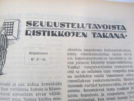 Punanen Viesti (Punainen wiesti) 1920 - Sosialidemokraattinen kevätjulkaisu, propagandistinen, osin tosipohjaista tekstiä, osin kaunokirjallista, kansikuvitus