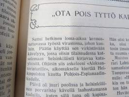 Punanen Viesti (Punainen wiesti) 1920 - Sosialidemokraattinen kevätjulkaisu, propagandistinen, osin tosipohjaista tekstiä, osin kaunokirjallista, kansikuvitus