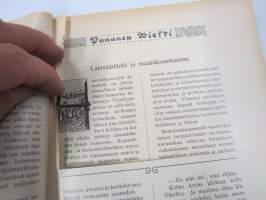 Punanen Viesti (Punainen wiesti) 1916 - Sosialidemokraattinen kevätjulkaisu, propagandistinen, osin tosipohjaista tekstiä, osin kaunokirjallista, kuvitusta