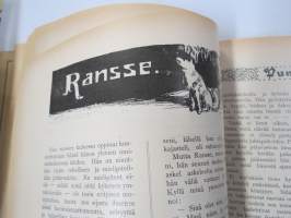 Punanen Viesti (Punainen wiesti) 1916 - Sosialidemokraattinen kevätjulkaisu, propagandistinen, osin tosipohjaista tekstiä, osin kaunokirjallista, kuvitusta