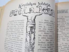 Punanen Viesti (Punainen wiesti) 1916 - Sosialidemokraattinen kevätjulkaisu, propagandistinen, osin tosipohjaista tekstiä, osin kaunokirjallista, kuvitusta